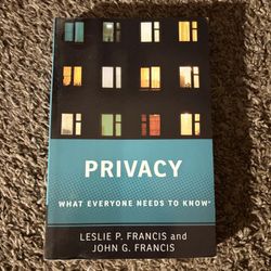 Privacy book