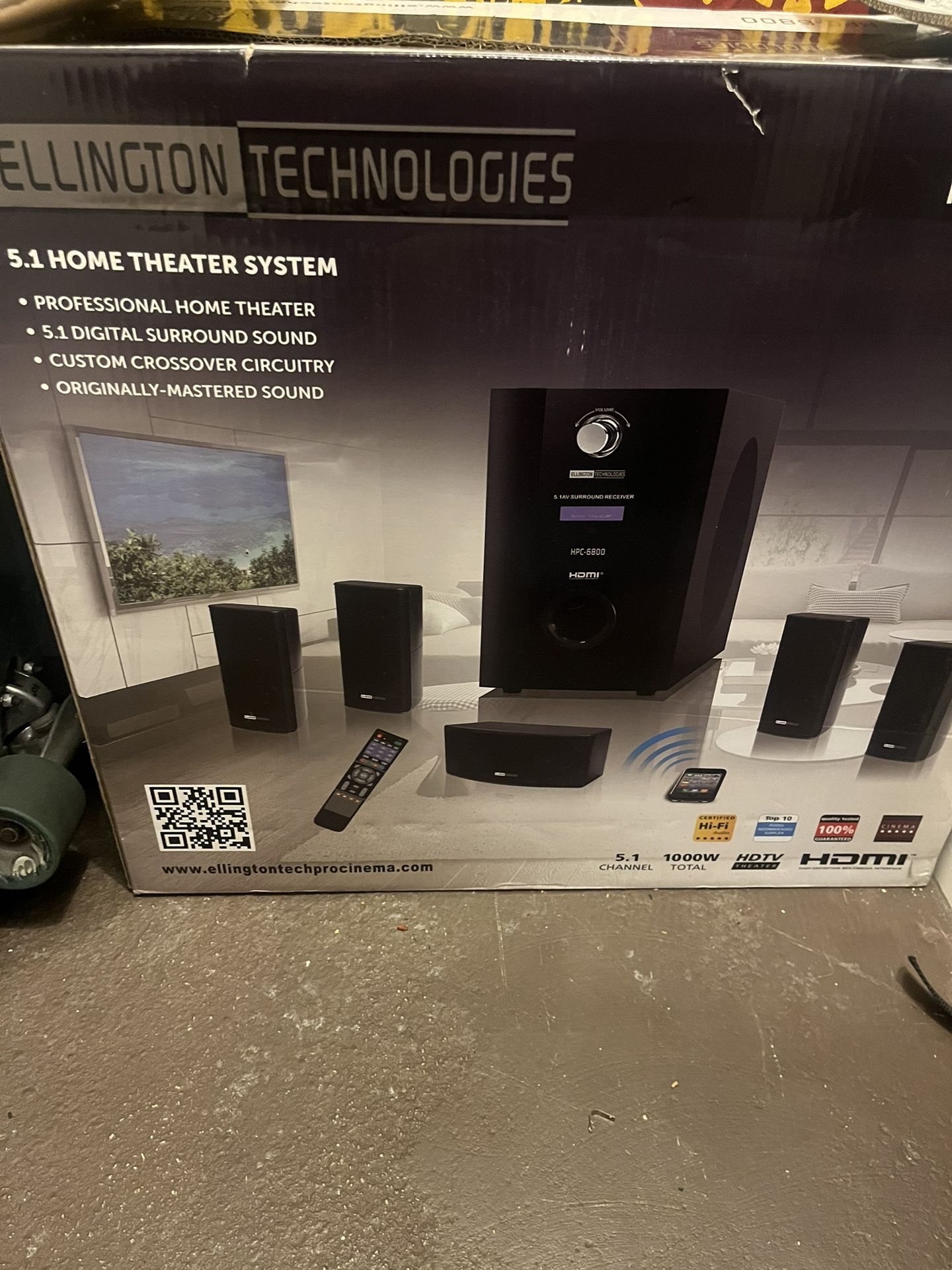 Ellington Technologies 6800 Home Theater System