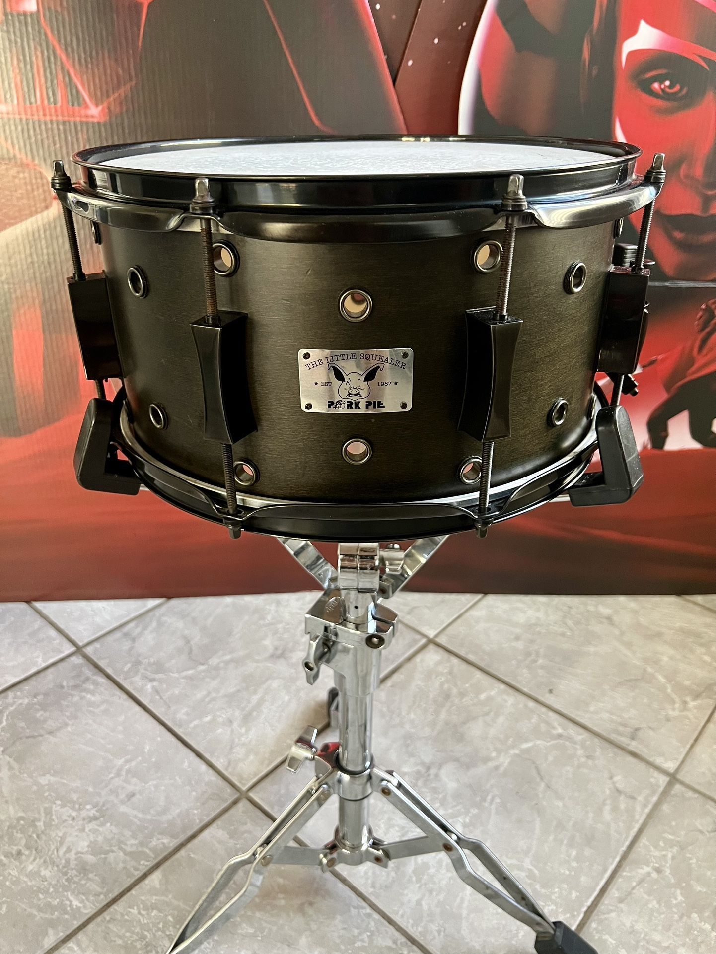 Pork Pie Little Squealer Vented Snare Drum 13X7