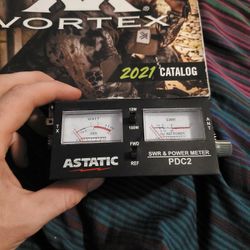 Astatic SWR & POWER METER PDC2 Barrpy Used