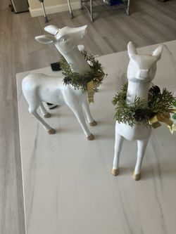 Christmas Deer Center Pieces 