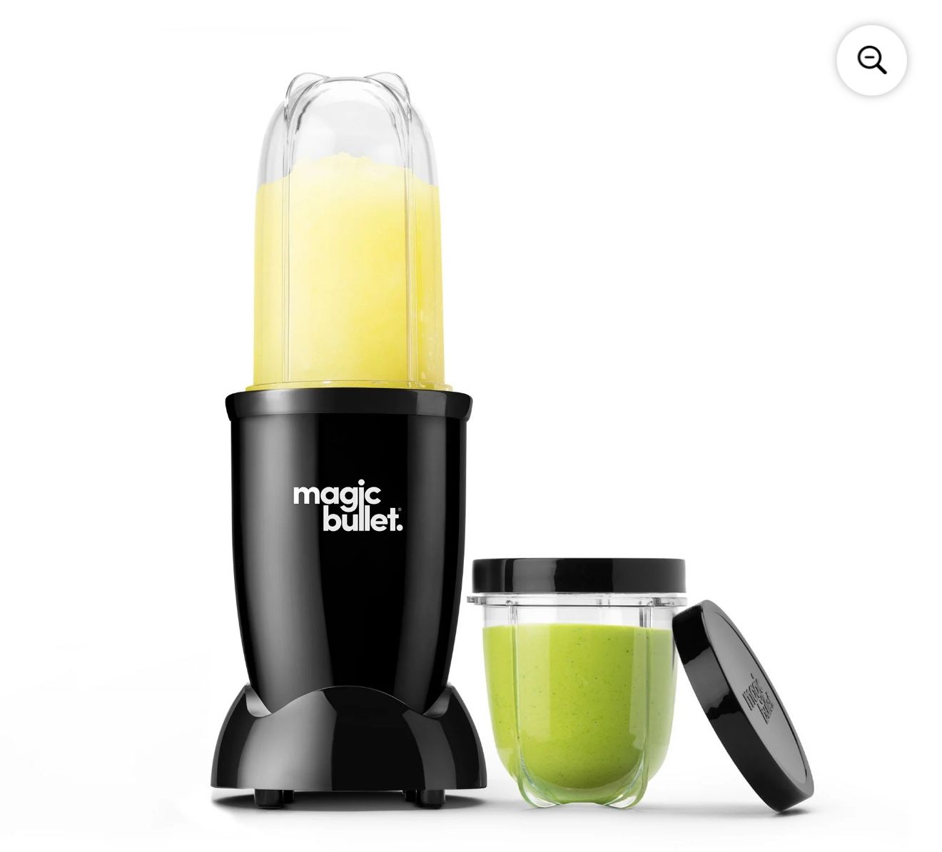 Magic Bullet 7-Piece 250 Watts Personal Blender 18 oz. MBR-0701AKP, All Black