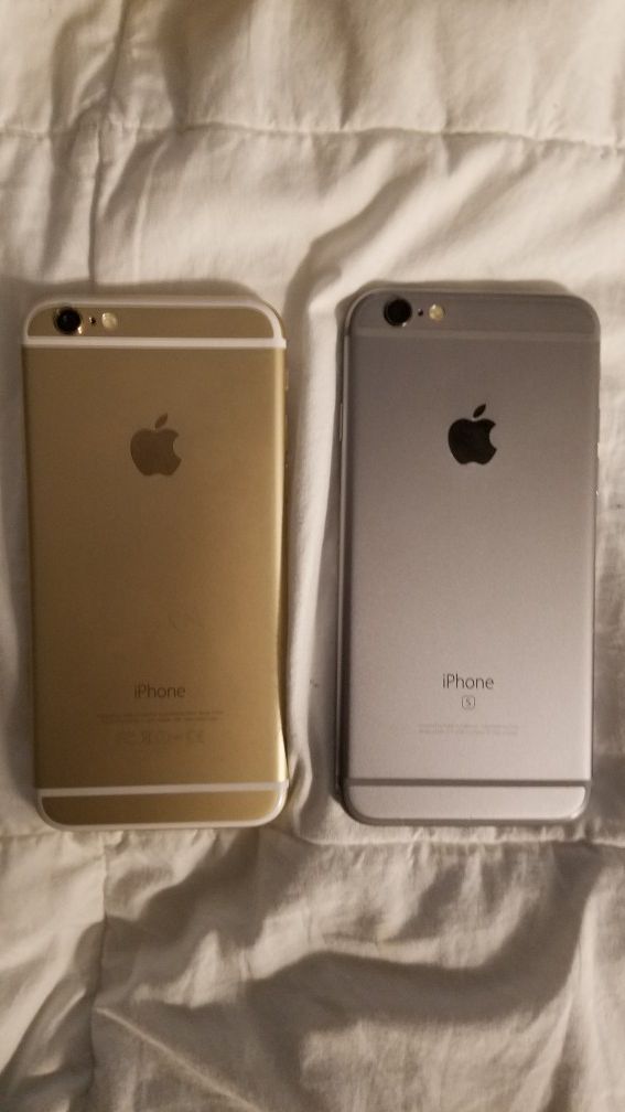 Two iPhone 6s