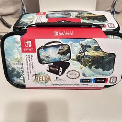 RDS Industries -Zelda Tears of the Kingdom, Nintendo Switch, Game Traveler Deluxe Video Game Travel Carrying Case