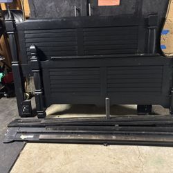 Queen Size Bed Frame -Black