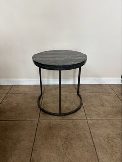 Marble bedside table