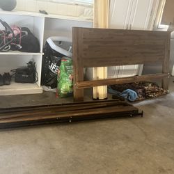 Cali King Bed Frame Ass Is  Free