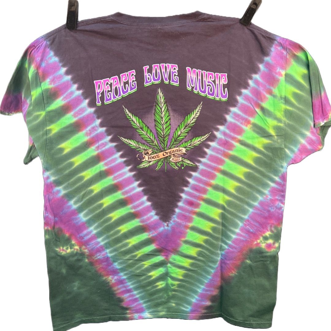 Rare Liquid Blue Woodstock TShirt 2XL Tiedye