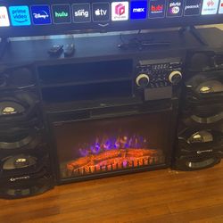 Bluetooth Speakers With Fireplace