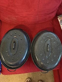 Graniteware Roasting Pan Set 