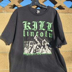 Kill Lincoln - Washington DC Ska/Punk Band - Black T-Shirt 2XL