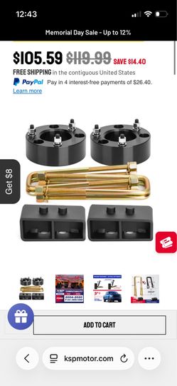 Lift kit for 04-2020 f150