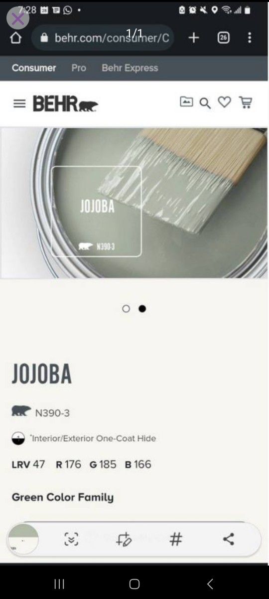 Jojoba Behr Exterior Paint for Sale in West Hollywood, CA - OfferUp