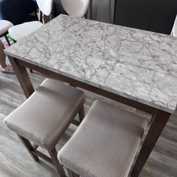 Nathan James Viktor 3 Piece Kitchen Dining Set