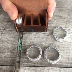 Polaroid Camera Lens Kit 540 Leather Case, Measuring Tape and 3 Lenses