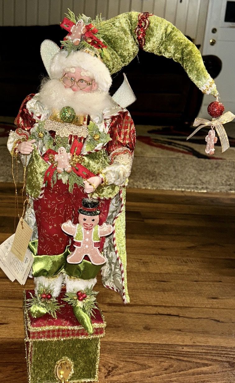 Mark Roberts Gingerbread Fairy Stocking Holder 51-12346 21" Retired HTF
