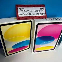Apple Ipad 10th Gen - Payments Available - Pay $5 Down To take It home 
