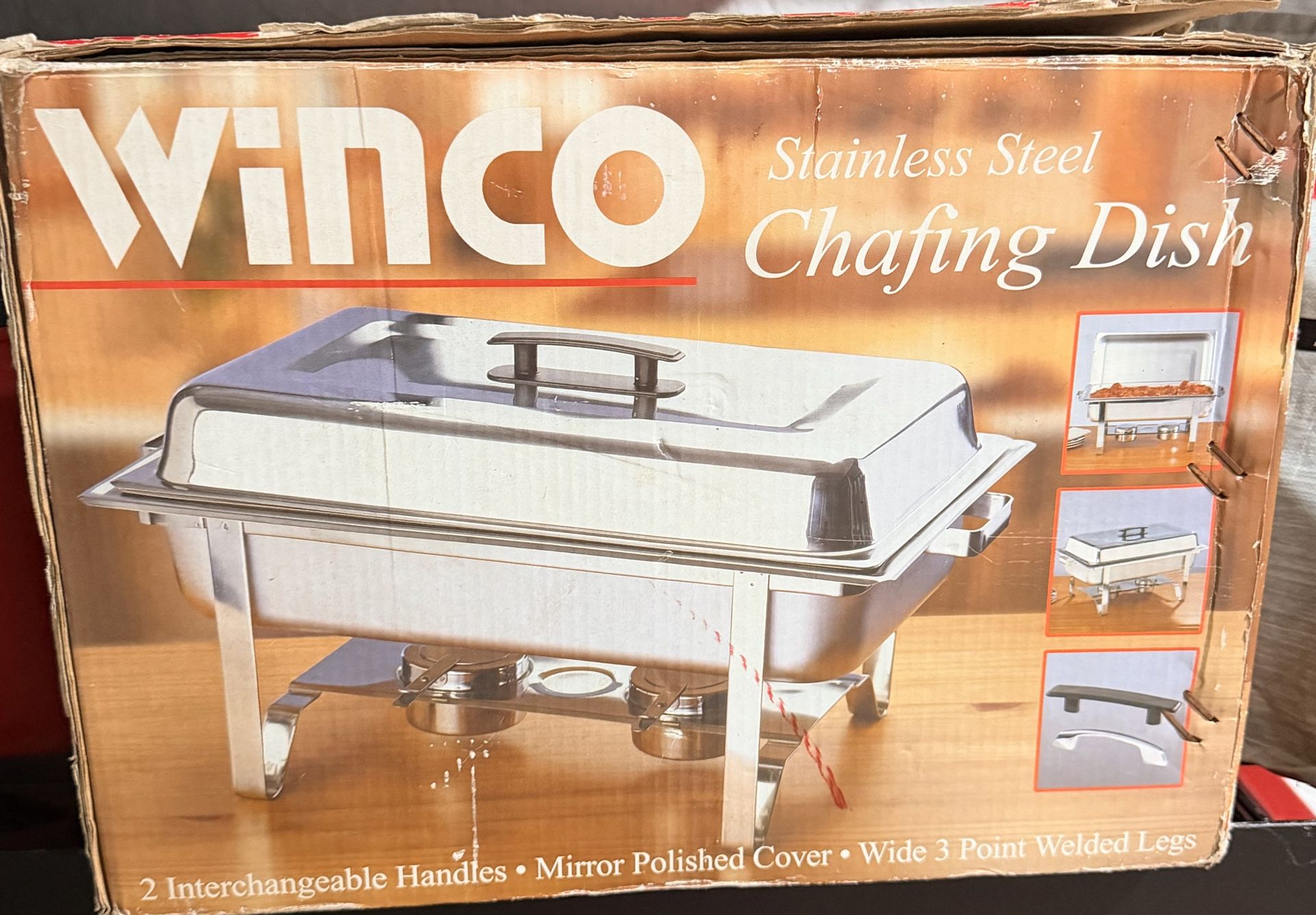 Winco Classic Chafer with Folding Stand.
