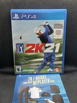 PGA TOUR 2K21 Justin Thomas PS4 Mint