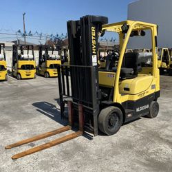 2016:	Hyster 	S50ft Serial #:	H187V06451P Subcategory:	Cushion Tpire 4 Wheel Sit Down (Indoor Warehouse) 