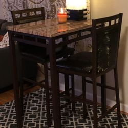 Dining Table Set - 3 Piece - Bar Height 