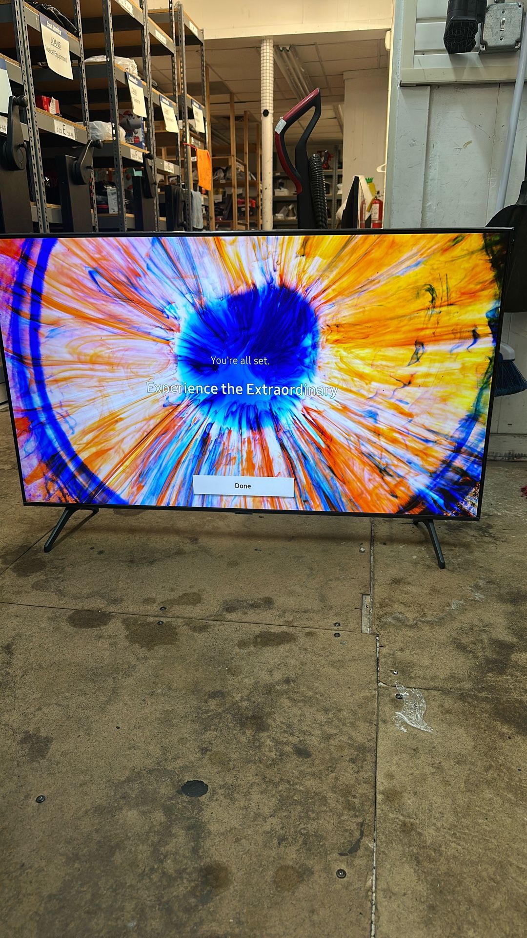 Samsung 50” Smart Tv With Remote