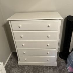 White Dresser and Nightstand! 