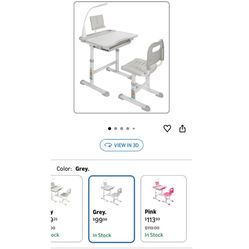 Student desk & chair