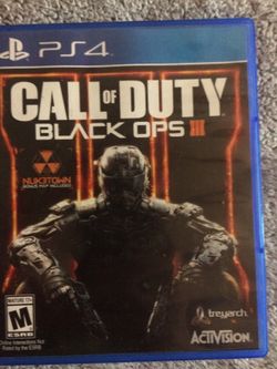 PS4 call of duty black ops