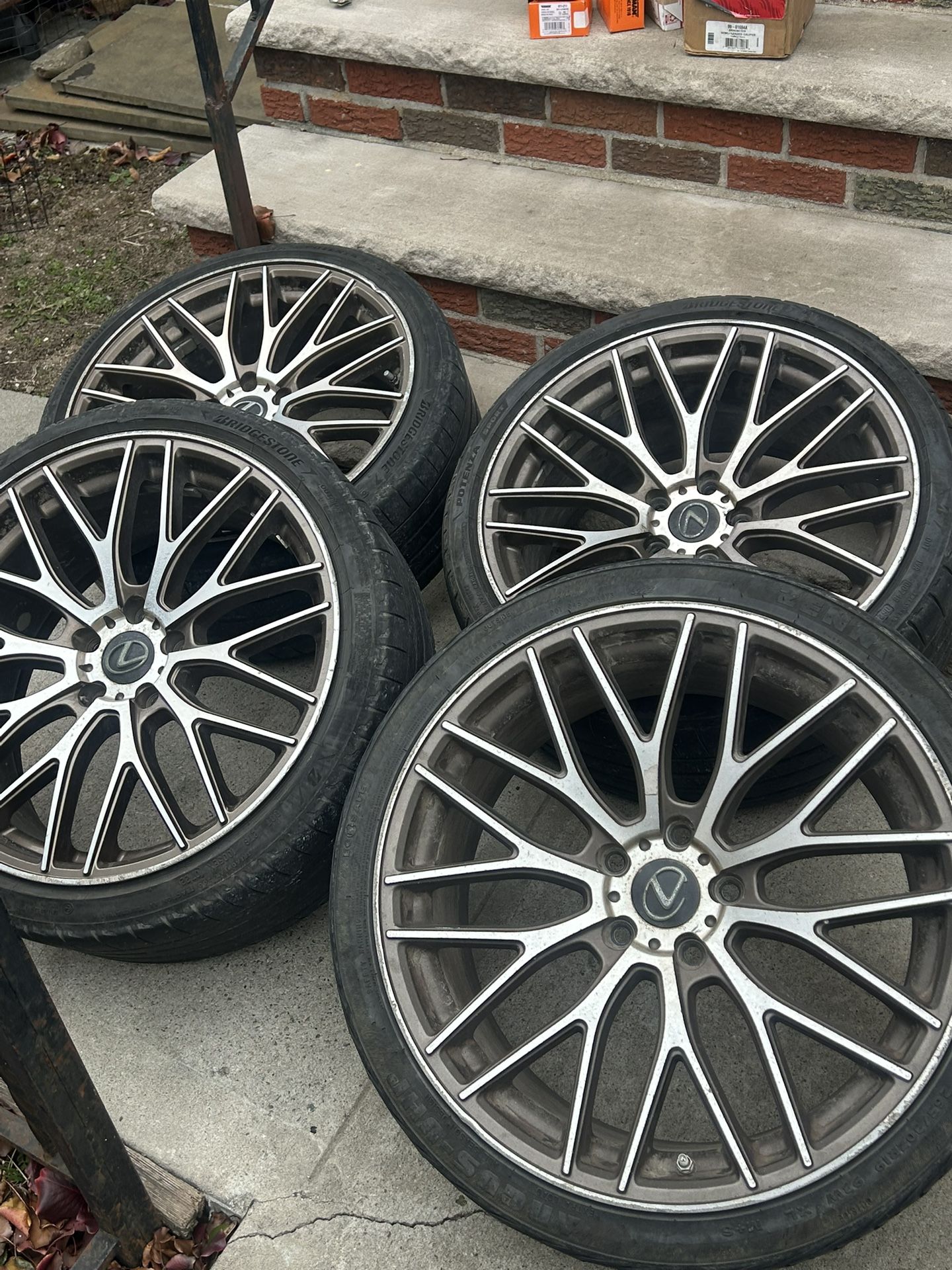 Set Of 4 19’’ Rims And Tires For Sale $400 for Sale in Queens, NY - OfferUp