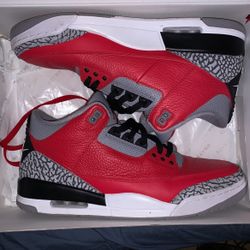 Jordan 3 Retro SE (all Red) Size 13