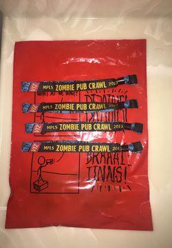 Zombie Pub Crawl 2017 (VIP) Wristbands