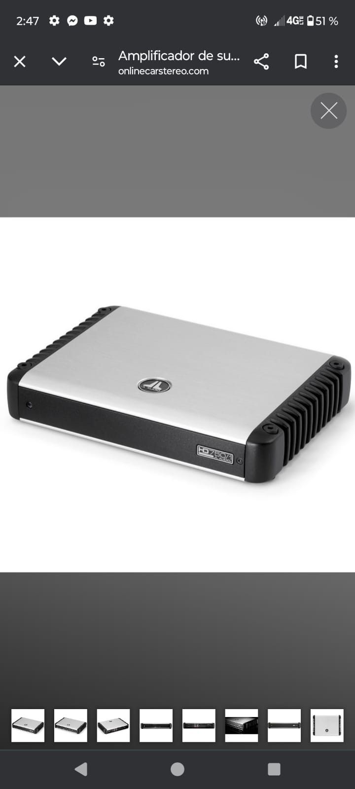 JL AUDIO HD 750 Watts