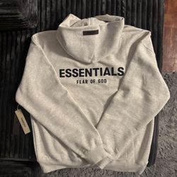 Grey Essentials Hoodie