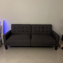 Grey Foldable Couch Like New