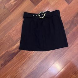 Good Quality Black Skirt With Removable Belt Size Medium