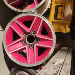Set Of 4 Aluminum Camaro Wheels