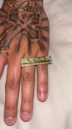 Last supper double finger ring