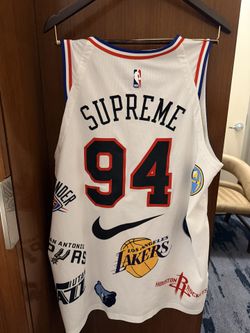 Supreme X Nike Collab NBA Jersey