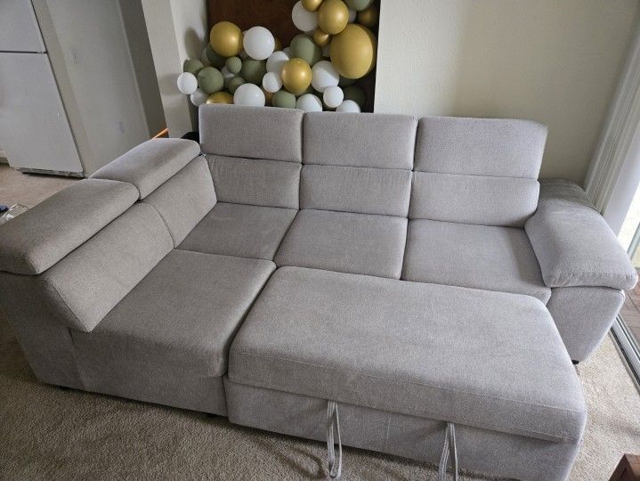 Couch Sleeper Living Spaces Dante 103"