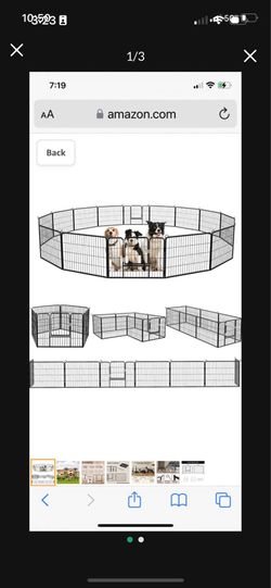 16 PANEL 24” TALL HEAVY DUTY DOG PLAYPEN NEW