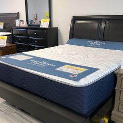 BEAUTIFUL EMILY MERLOT BLACK QUEEN BED SET!$699!*SAME DAY DELIVERY*NO CREDIT NEEDED*EASY FINANCING*HUGE SALE*