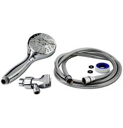AquaBliss High Pressure 6-setting Handheld Shower Head Set w/ Water Saving Pause Mode | Extra Long Ultra-Flexible Stainless Steel Hose | Adjustable Sh