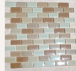 Deco Tile Glass Tile Accent Mosaic Tile 12x12 $5.50/sqft