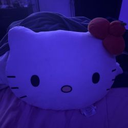 Hello kitty pumpkin pillow