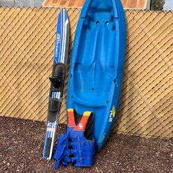 Water, Ski Life, Jacket, And Kayak