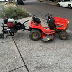 Craftsman Package Deal Mower And Tiller 