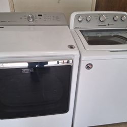 Maytag Bravos XL Washer Machine And Electric Dryer, W/Warranty 