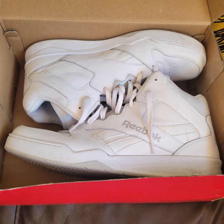 Mens Size 13 Reebok Hightop Leather Sneakers New