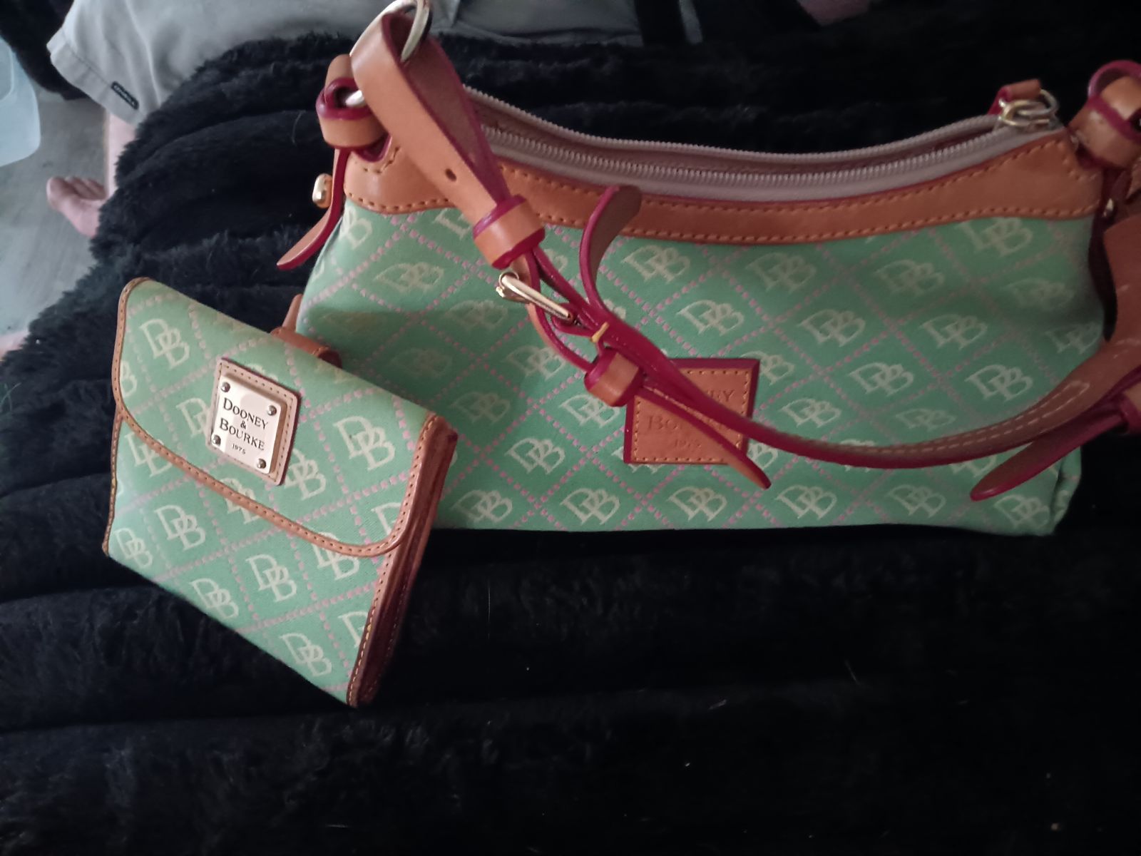 Dooney And Bourke Purse With Matching Wallet